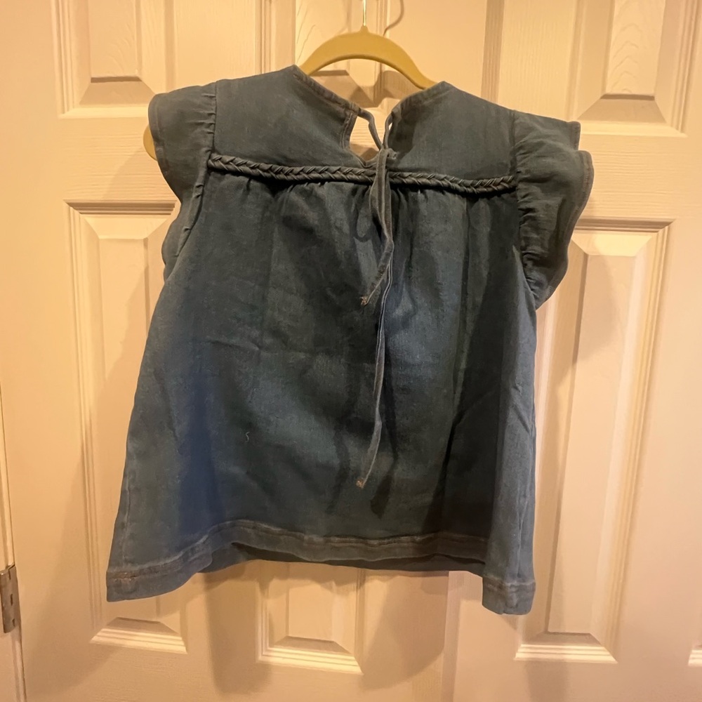 NWT- Denim tie back top - Strut and Bolt Brand - Picture 6 of 9